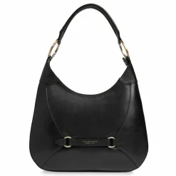 The Bridge Schultertaschen|Henkeltaschen<Isabella Schultertasche Leder 37.5 cm nero