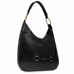 The Bridge Schultertaschen|Henkeltaschen<Isabella Schultertasche Leder 37.5 cm nero