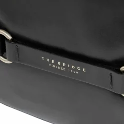 The Bridge Schultertaschen|Henkeltaschen<Isabella Schultertasche Leder 37.5 cm nero