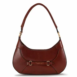The Bridge Isabella Schultertasche Leder 30 cm marrone