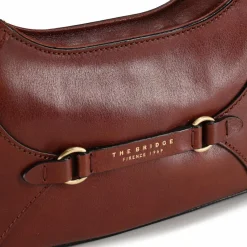 The Bridge Isabella Schultertasche Leder 30 cm marrone