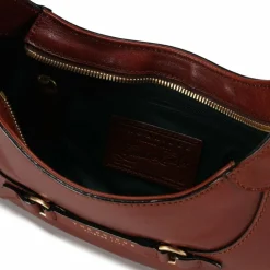 The Bridge Isabella Schultertasche Leder 30 cm marrone
