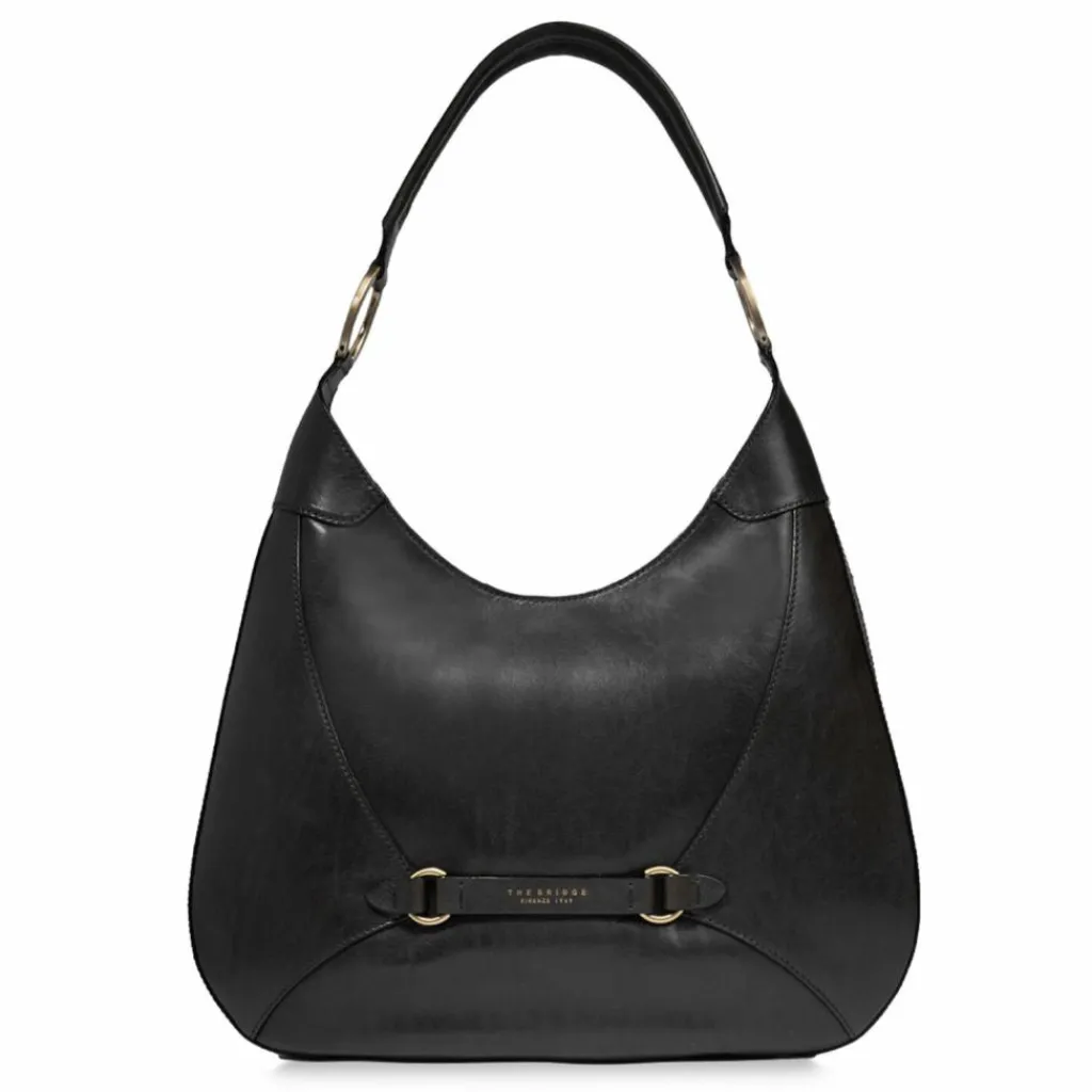 Discount The Bridge Isabella Schultertasche Leder 44 cm nero