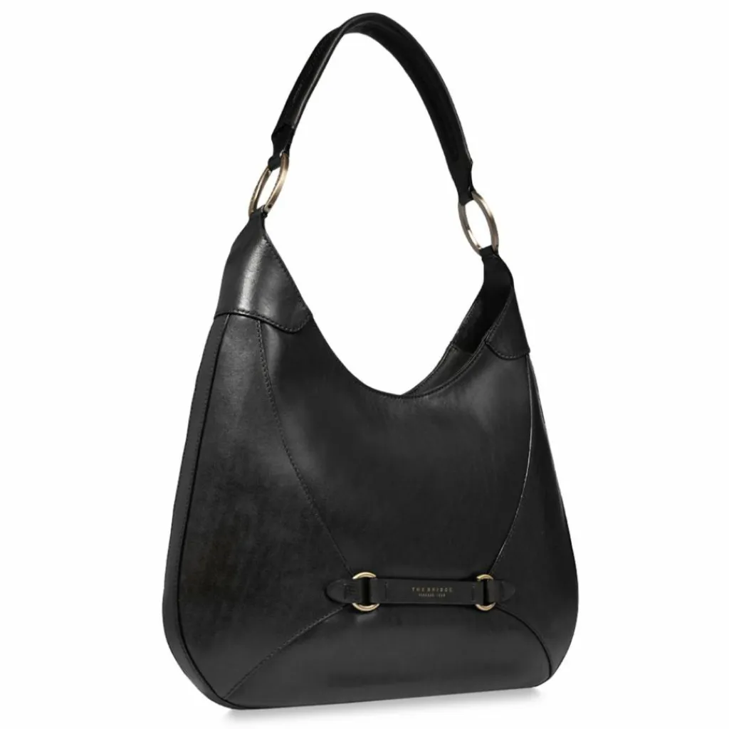 Discount The Bridge Isabella Schultertasche Leder 44 cm nero