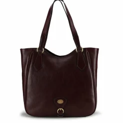 The Bridge Shopper|Schultertaschen<Isadora Shopper Tasche Leder 41 cm mosto