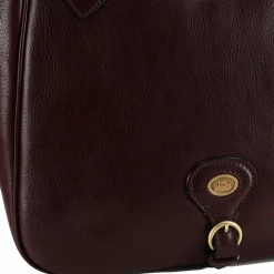 The Bridge Shopper|Schultertaschen<Isadora Shopper Tasche Leder 41 cm mosto