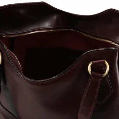 The Bridge Shopper|Schultertaschen<Isadora Shopper Tasche Leder 41 cm mosto