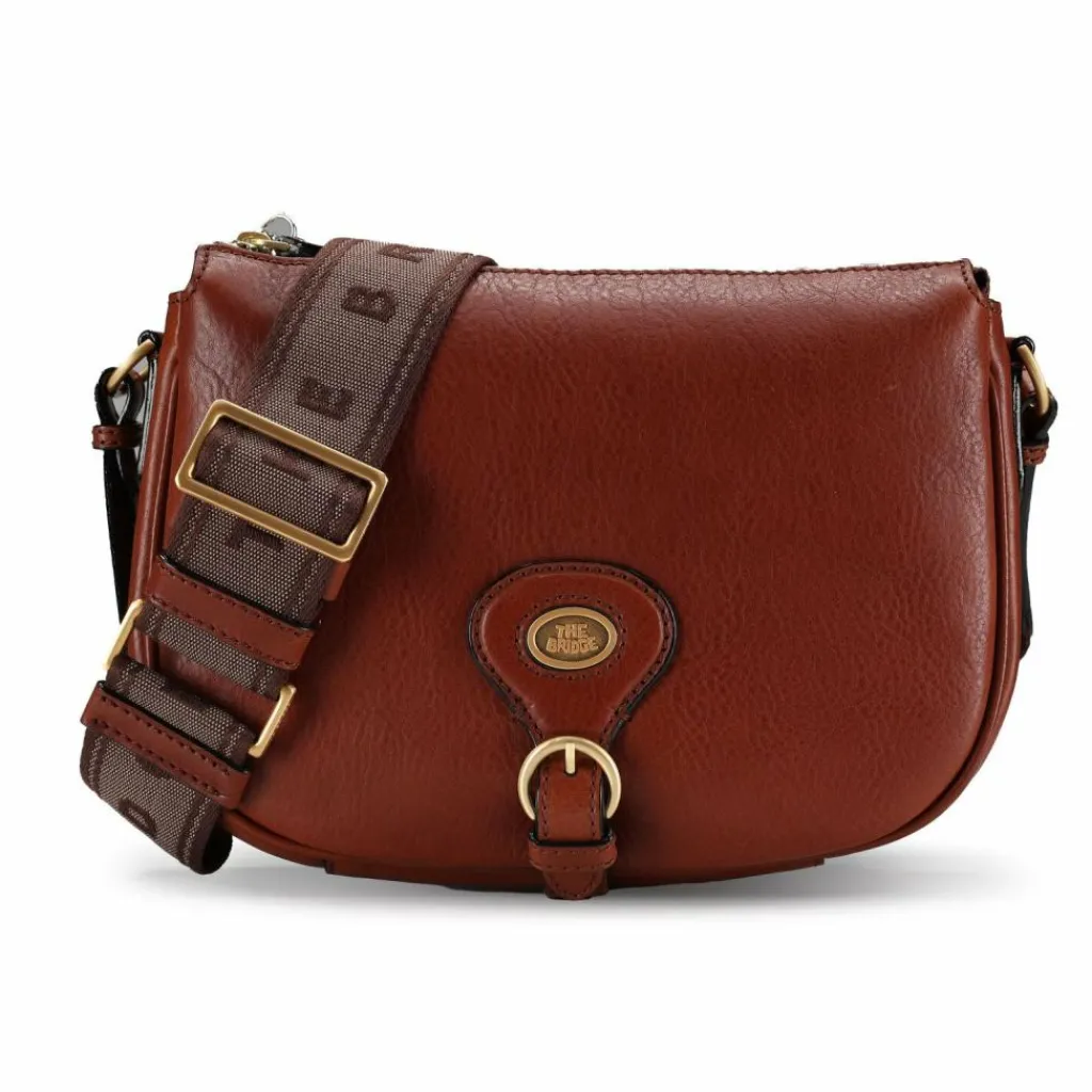Hot The Bridge Isadora Umhängetasche Leder 27 cm marrone