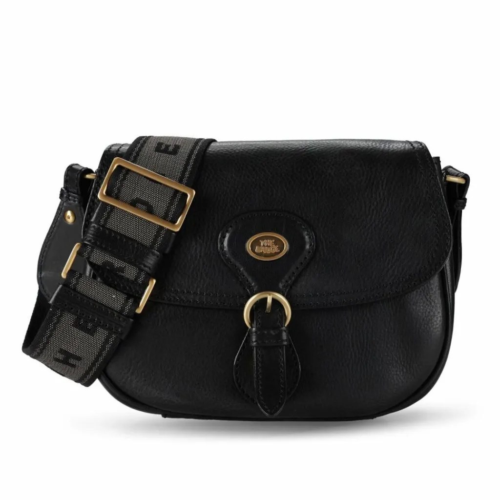 The Bridge Umhängetaschen<Isadora Umhängetasche Leder 23 cm nero