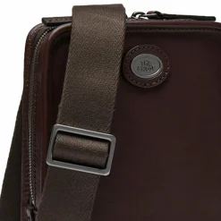 Best The Bridge Isaia Mini Bag Umhängetasche Leder 24 cm castagna