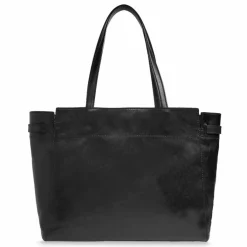 Outlet The Bridge Isotta Shopper Tasche Leder 37 cm nero