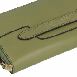 The Bridge Damengeldbörsen Querformat<Lucrezia Geldbörse Leder 19 cm pistacchio