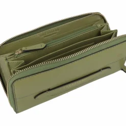 The Bridge Damengeldbörsen Querformat<Lucrezia Geldbörse Leder 19 cm pistacchio