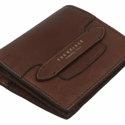 The Bridge Damengeldbörsen Querformat<Lucrezia Geldbörse RFID Schutz Leder 11 cm marrone