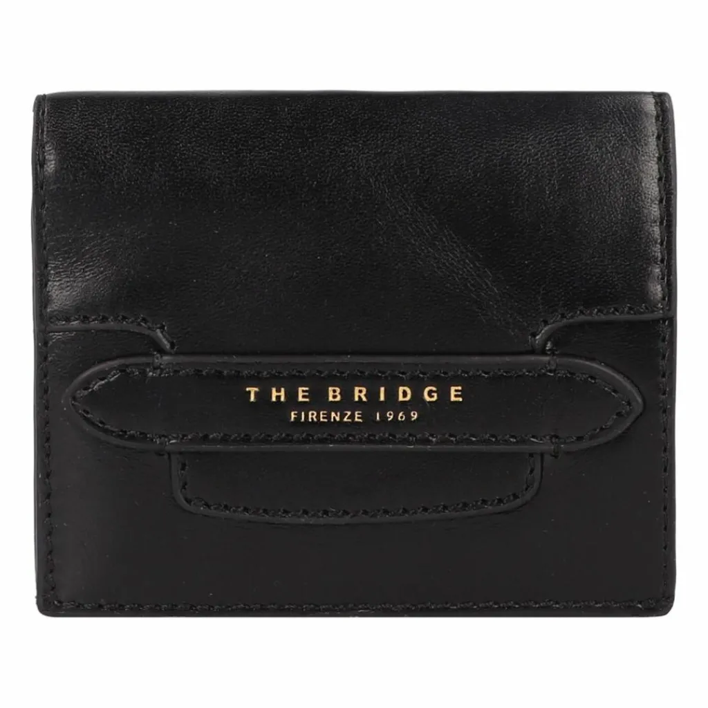 Discount The Bridge Lucrezia Geldbörse RFID Schutz Leder 11 cm nero