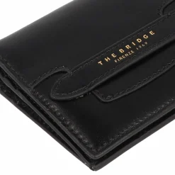 Discount The Bridge Lucrezia Geldbörse RFID Schutz Leder 11 cm nero