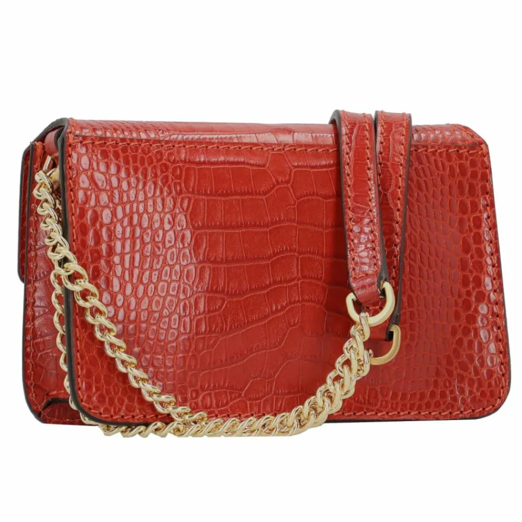 The Bridge Henkeltaschen|Schultertaschen<Lucrezia Schultertasche Leder 19 cm arancio