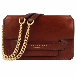 The Bridge Henkeltaschen|Schultertaschen<Lucrezia Schultertasche Leder 18.5 cm marrone