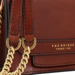 The Bridge Henkeltaschen|Schultertaschen<Lucrezia Schultertasche Leder 18.5 cm marrone