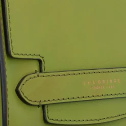 The Bridge Umhängetaschen<Lucrezia Umhängetasche Leder 18 cm pistacchio