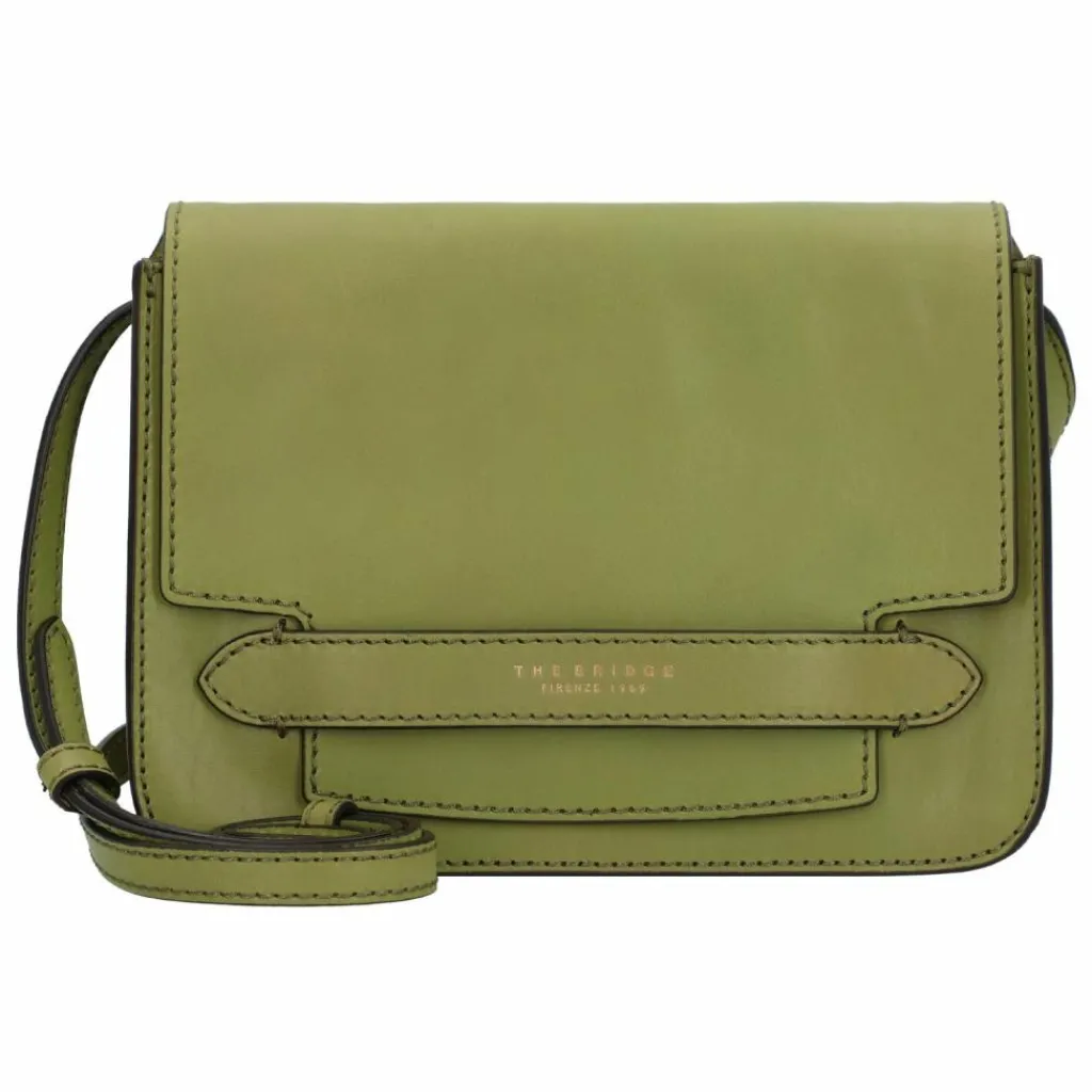 Hot The Bridge Lucrezia Umhängetasche Leder 22 cm pistacchio