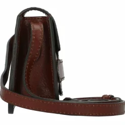 The Bridge Umhängetaschen<Lucrezia Umhängetasche Leder 18 cm brown-gold