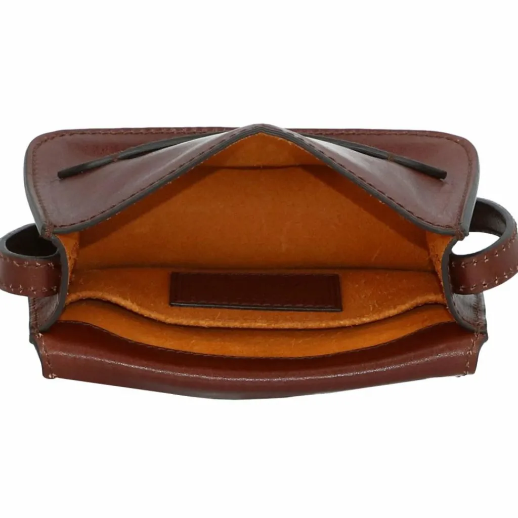 The Bridge Umhängetaschen<Lucrezia Umhängetasche Leder 18 cm brown-gold