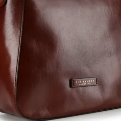 The Bridge Schultertaschen|Henkeltaschen<Maddalena Schultertasche Leder 29 cm brown