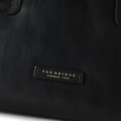 The Bridge Shopper|Schultertaschen<Maddalena Shopper Tasche Leder 30 cm black