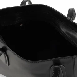 The Bridge Shopper|Schultertaschen<Maddalena Shopper Tasche Leder 30 cm black