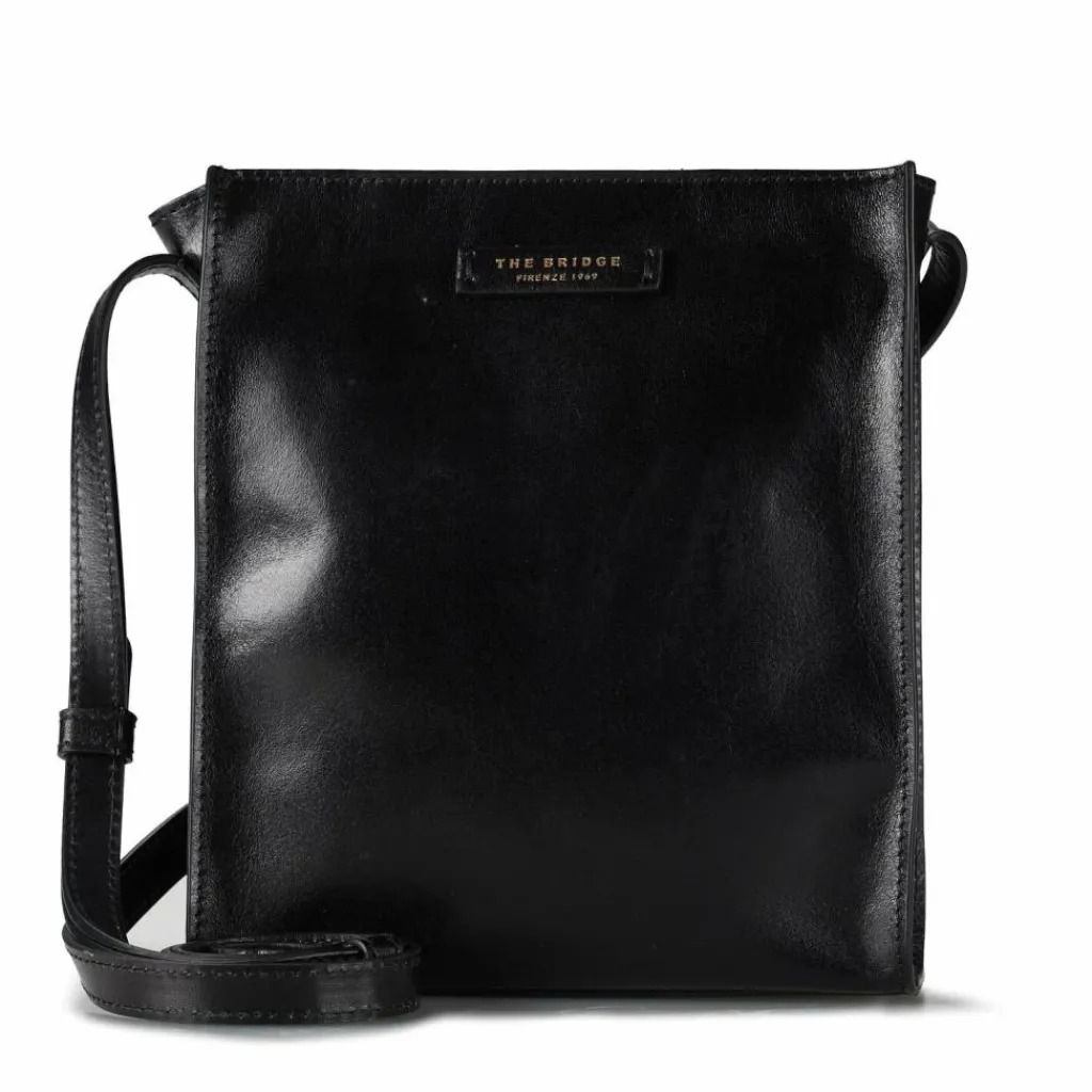The Bridge Umhängetaschen<Mirra Umhängetasche Leder 21.5 cm nero