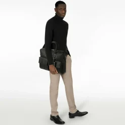 Discount The Bridge Serristori Aktentasche Leder 39 cm Laptopfach black