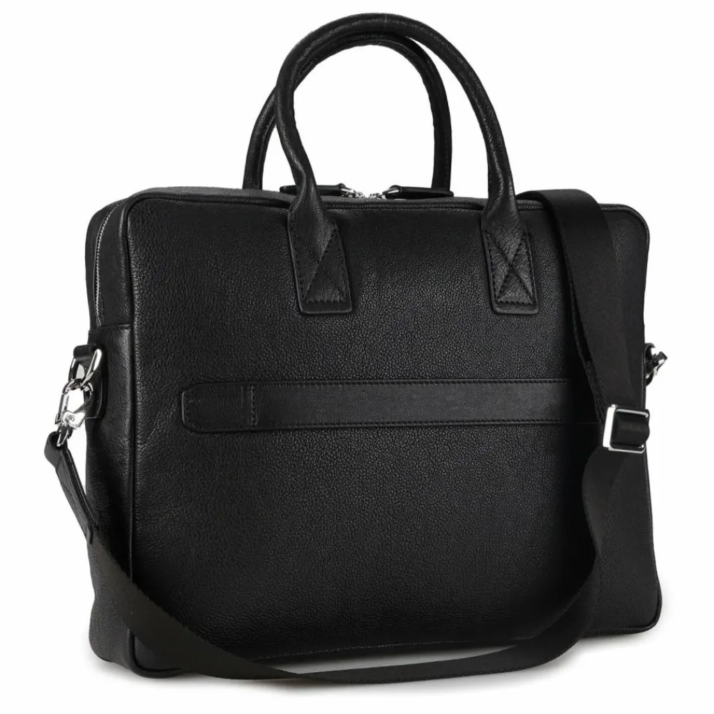 Discount The Bridge Serristori Aktentasche Leder 39 cm Laptopfach black