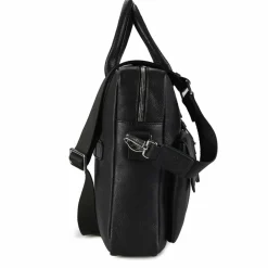 Discount The Bridge Serristori Aktentasche Leder 39 cm Laptopfach black