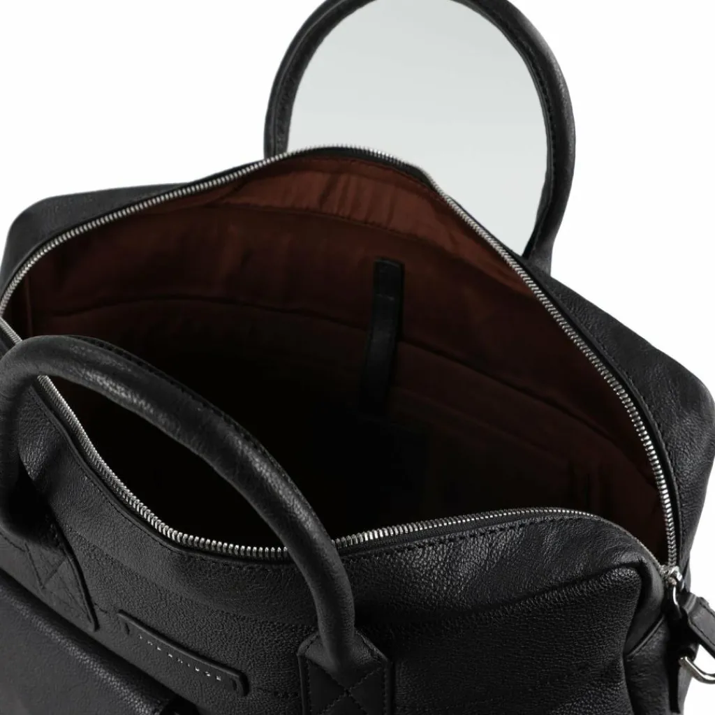 Discount The Bridge Serristori Aktentasche Leder 39 cm Laptopfach black