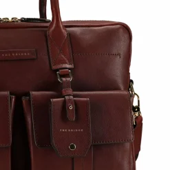 The Bridge Laptoptaschen|Aktentaschen<Serristori Aktentasche Leder 39 cm Laptopfach brown