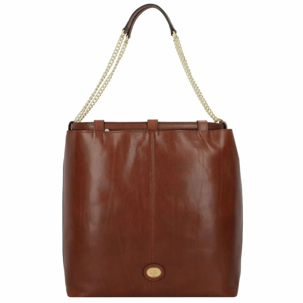 The Bridge Beuteltaschen|Schultertaschen<Stodo Beuteltasche Leder 34 cm marrone