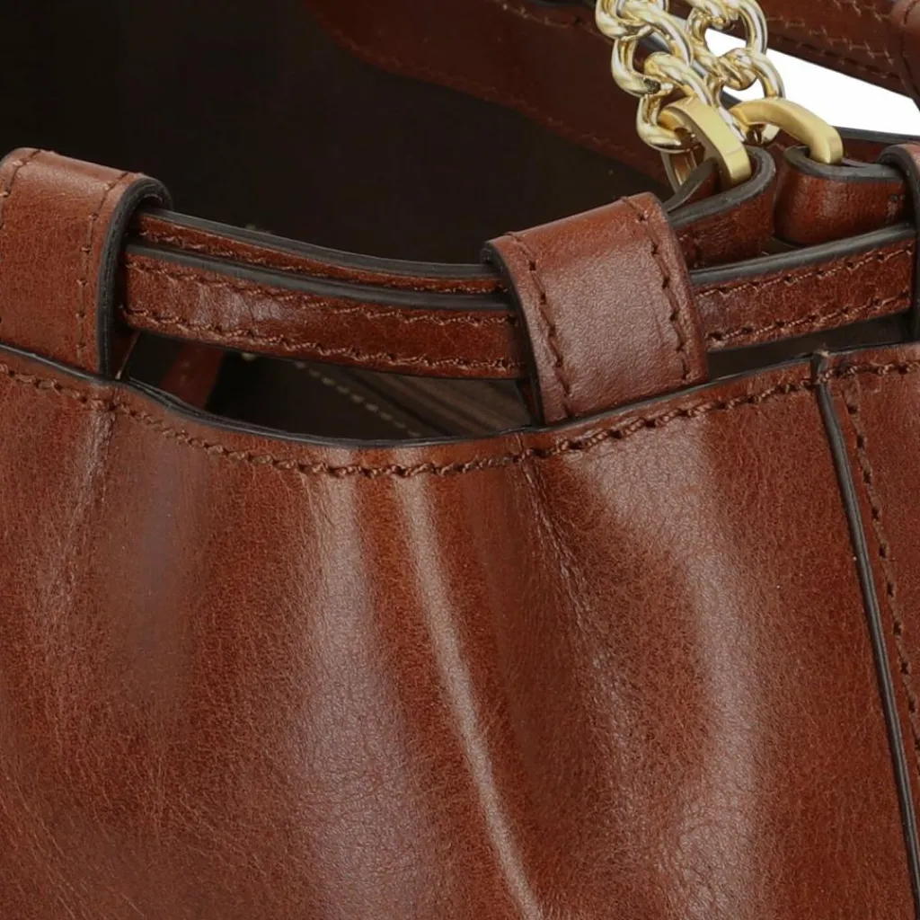 The Bridge Beuteltaschen|Schultertaschen<Stodo Beuteltasche Leder 34 cm marrone