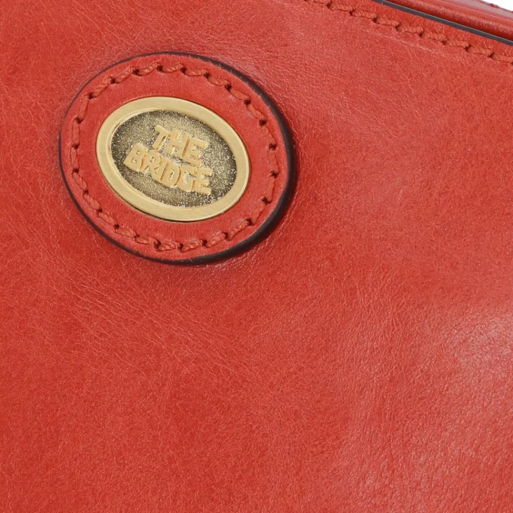 The Bridge Umhängetaschen<Stodo Umhängetasche Leder 22 cm arancio