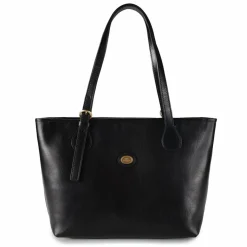 The Bridge Shopper|Schultertaschen<Story Donna Shopper Tasche Leder 43 cm nero