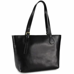 The Bridge Shopper|Schultertaschen<Story Donna Shopper Tasche Leder 43 cm nero