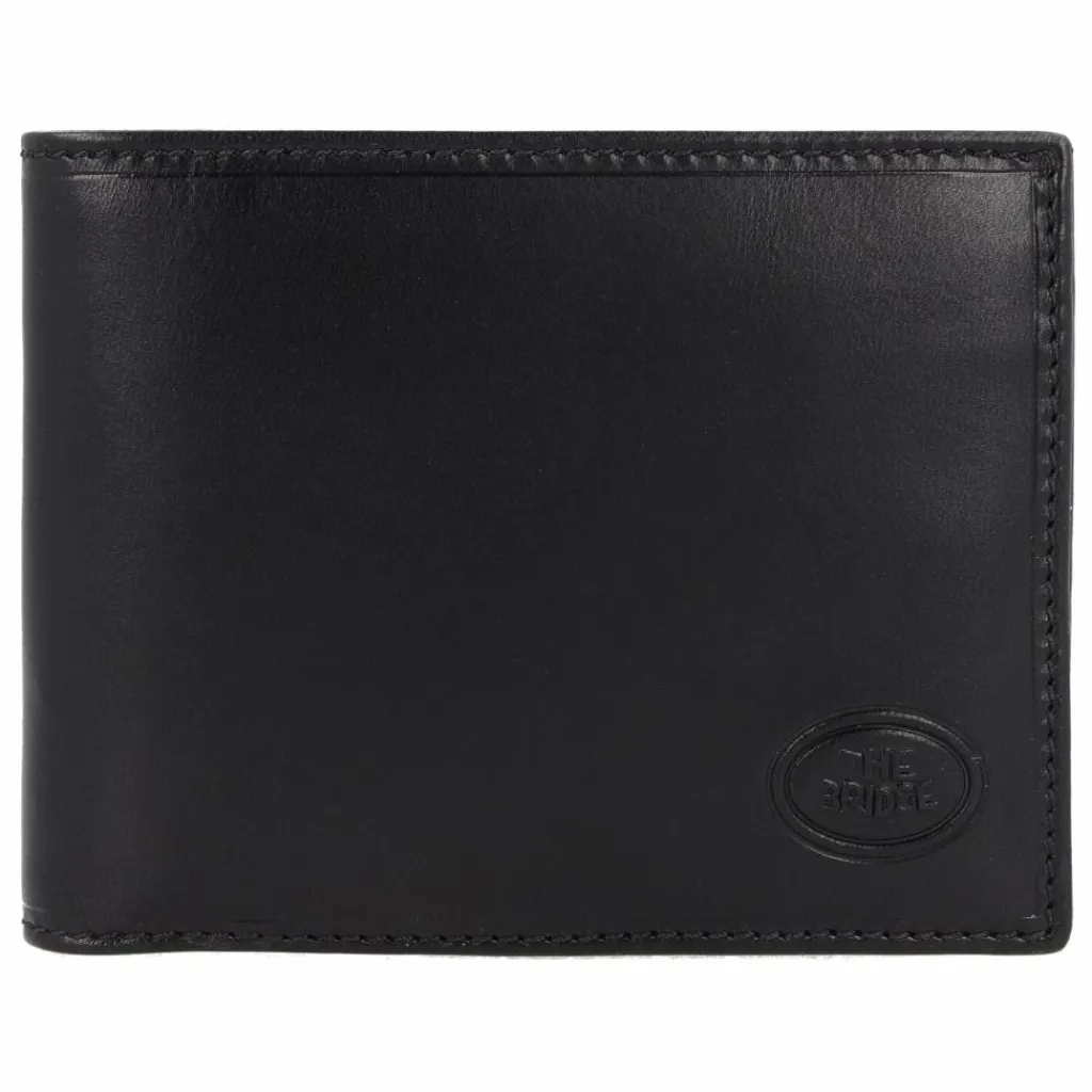Clearance The Bridge Story Uomo Geldbörse Leder 12,5 cm nero