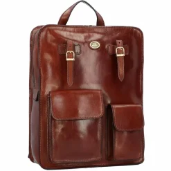 The Bridge Lederrucksäcke|Business-Rucksäcke<Story Uomo Rucksack Leder 37 cm brown-gold