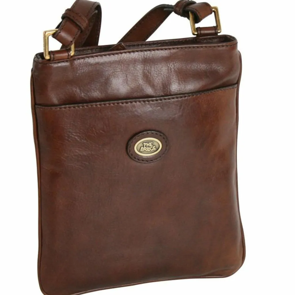 The Bridge Umhängetaschen<Story Uomo Umhängetasche Leder 22 cm marrone