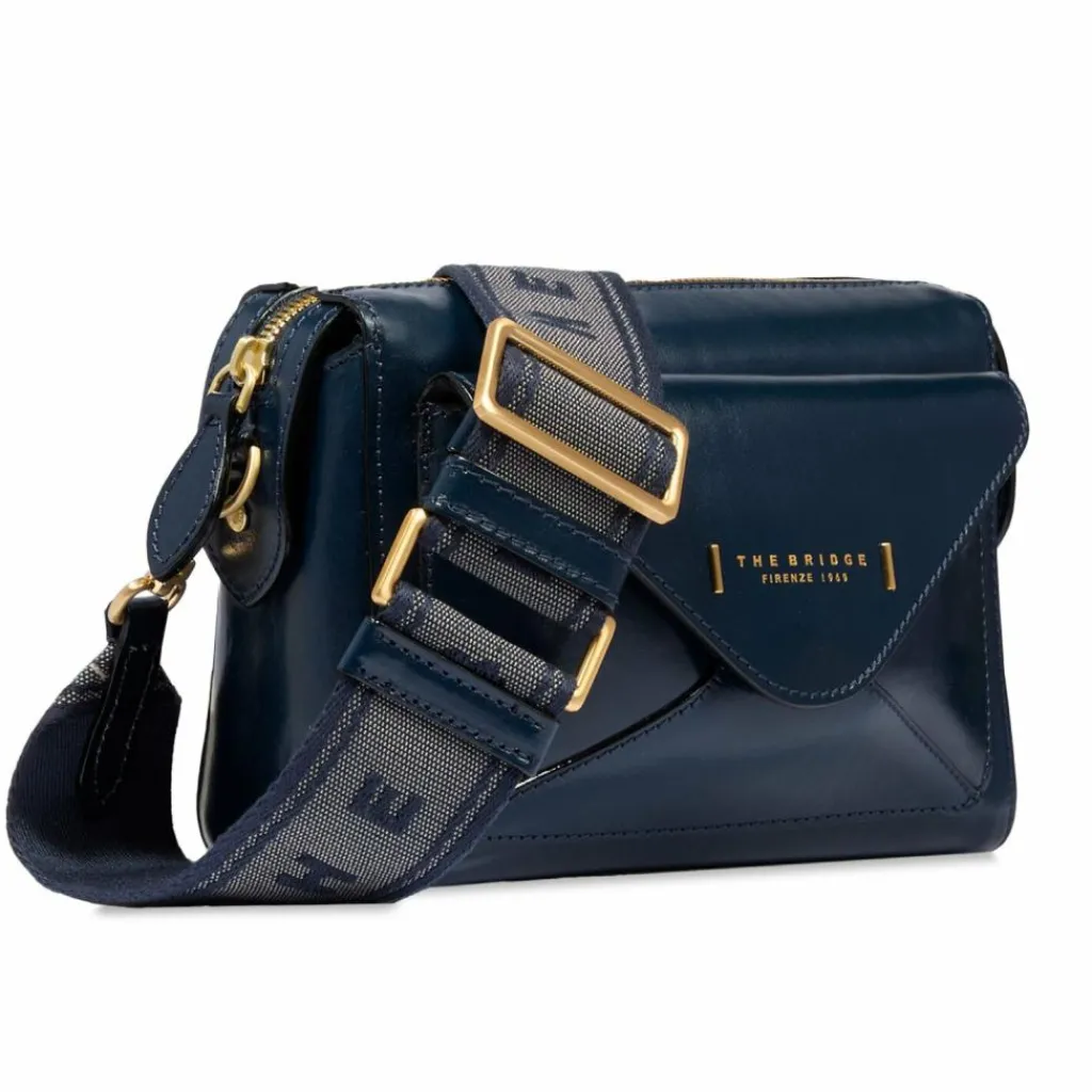 Online The Bridge Umhängetasche Leder 20 cm oltremare