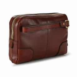 The Bridge Abendtaschen & Clutches<Vespucci Clutch Tasche Leder 32 cm marrone