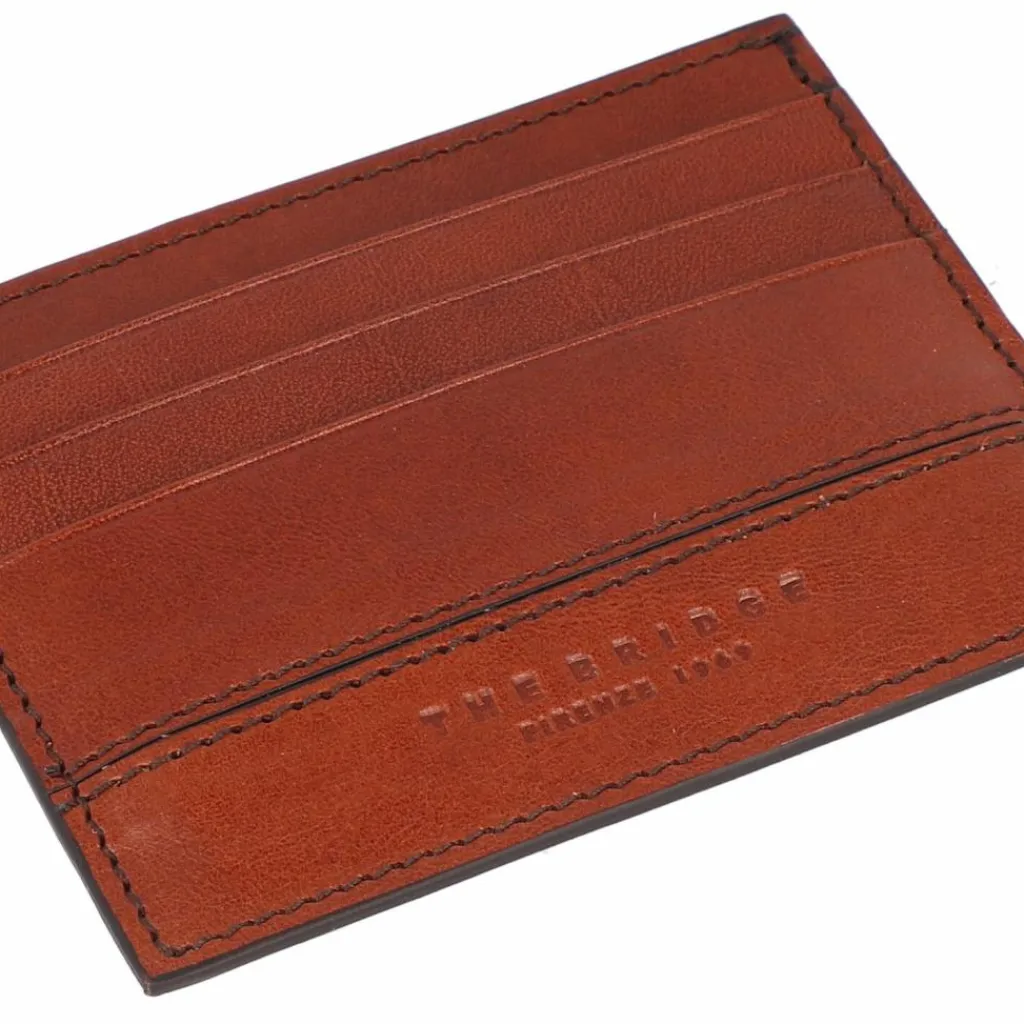 The Bridge Visitenkartenetuis<Vespucci Kreditkartenetui Leder 10 cm braun