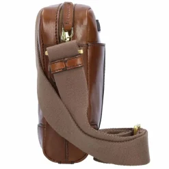 The Bridge Umhängetaschen<Vespucci Umhängetasche Leder 16 cm brown-gold