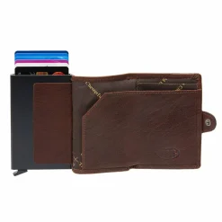 Sale The Chesterfield Brand Albury Kreditkartenetui RFID Schutz Leder 7 cm brown