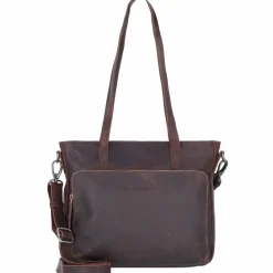 The Chesterfield Brand Schultertaschen<Alicante Schultertasche Leder 31 cm brown